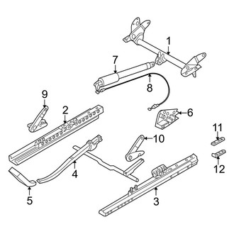 Porsche OE - Seats & Tracks - Tracks & Components (With Height Adjuster, Manual)