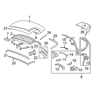 Porsche OE - Convertible Top Switch