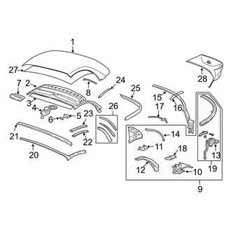 Porsche OE - Convertible/Soft Top - Cover & Components