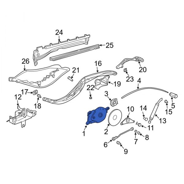 Convertible Top Transmission