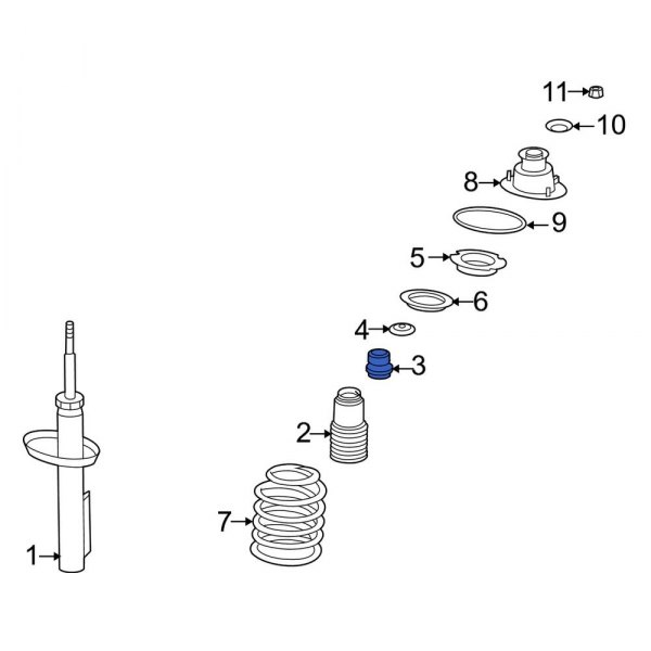 Suspension Strut Bumper