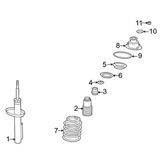 Porsche OE - Rear Suspension - Struts & Components