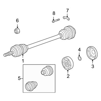 Porsche OE - Rear Suspension - Drive Axles