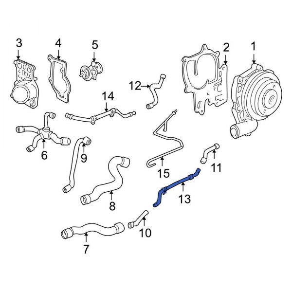 Engine Coolant Pipe