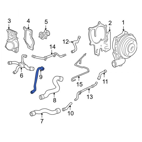 Engine Coolant Pipe