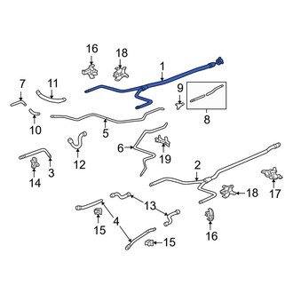 Porsche OE - Engine Coolant Pipe