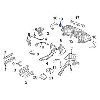 Porsche OE - Exhaust Muffler Clamp