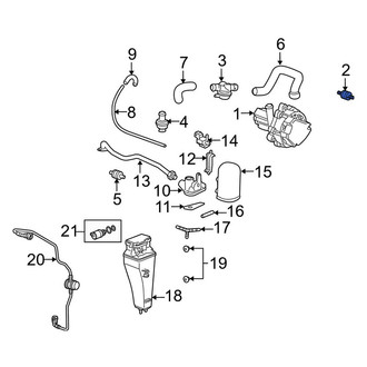 Porsche OE - Secondary Air Injection Pump Mount