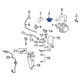 Porsche OE - Secondary Air Injection Control Valve