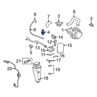 Porsche OE - Secondary Air Injection Pump Check Valve