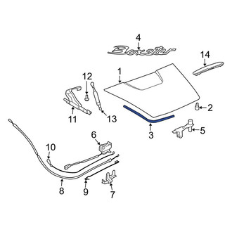 Porsche OE - Deck Lid Seal