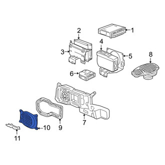 Porsche OE - Front Inner Speaker Cover