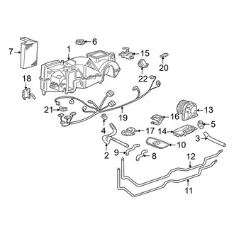 Porsche OE - Air Conditioner & Heater - Evaporator & Heater Components