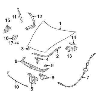 Porsche OE - Hood & Components (996 Body Code)