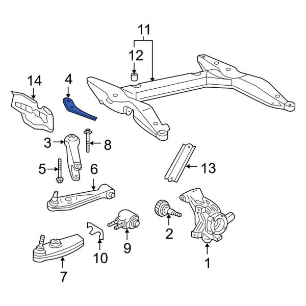 Lateral Arm Bracket