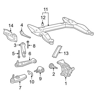Porsche OE - Front Suspension - Suspension Components (996 Body Code 3.8L)
