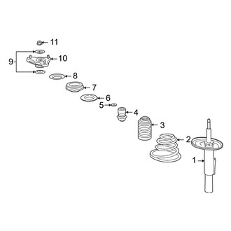 Porsche OE - Front Suspension - Struts & Components (Carrera / Targa RWD)