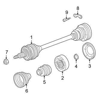 Porsche OE - Front Suspension - Drive Axles (AWD)