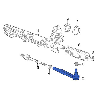 Porsche OE - Inner Steering Tie Rod End