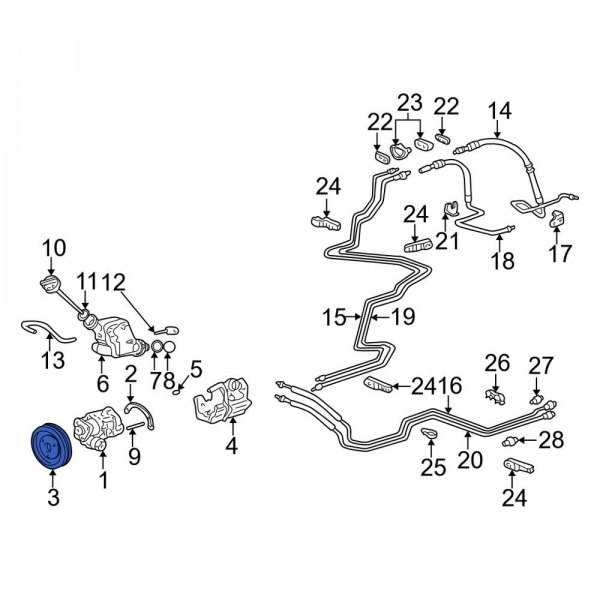 Power Steering Pump Pulley