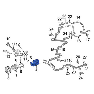 Porsche OE - Lower Power Steering Reservoir