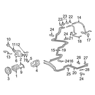 Porsche OE - Steering Gear & Linkage - Pump & Hoses