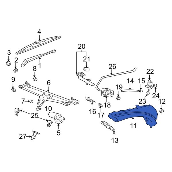 Washer Fluid Reservoir