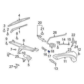 Porsche OE - Washer Fluid Level Sensor Gasket