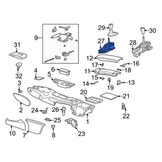 Porsche OE - Manual Transmission Shift Lever