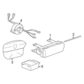 Porsche OE - Restraint Systems - Air Bag Components (Standard Tr)