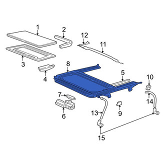 Porsche OE - Sunroof Frame