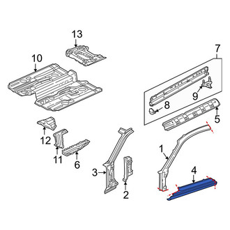 Porsche OE - Left Rocker Panel