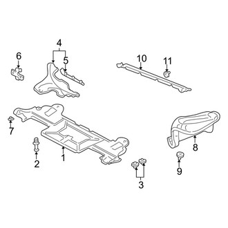 Porsche OE - Pillars, Rocker & Floor - Splash Shields