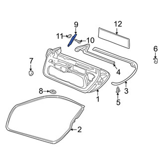 Porsche OE - Front Left Window Channel