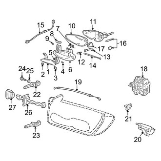 Porsche OE - Door - Lock & Hardware (996 Body Code)