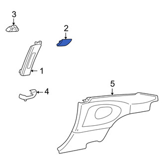 Porsche OE - Rear Left Coat Hook