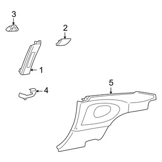 Porsche OE - Quarter Panel - Interior Trim