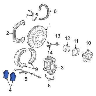 Porsche OE - Front Disc Brake Pad Set