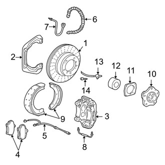 Porsche OE - Rear Suspension - Brake Components (40th Anniversary Edition / Carrera / GT3 / Turbo 996 Body Code)