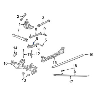 Porsche OE - Rear Alignment Camber Adjusting Eccentric