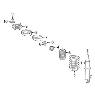 Porsche OE - Rear Suspension - Struts & Components