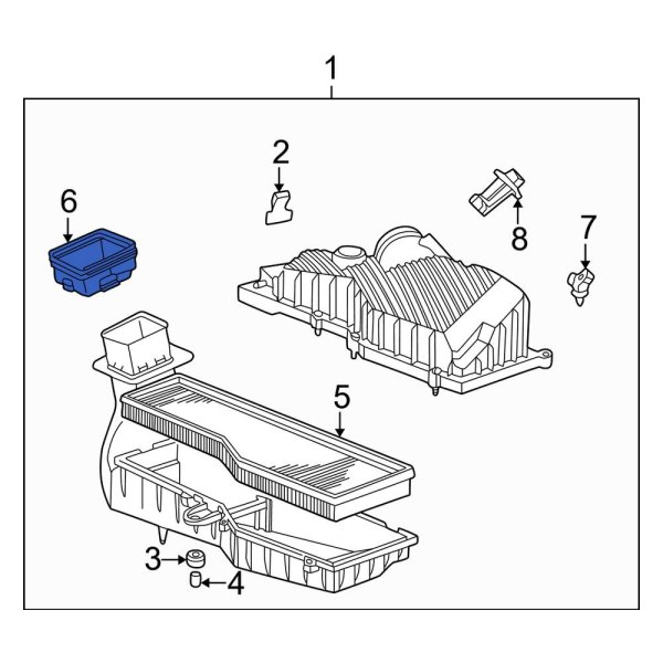 Engine Air Intake Hose Adapter