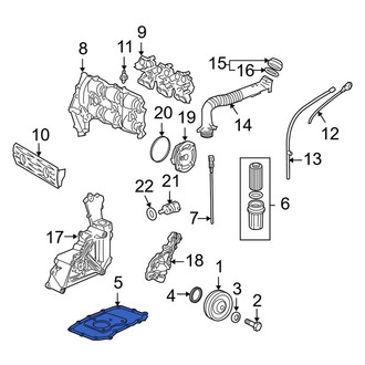 Porsche OE - Engine Oil Pan