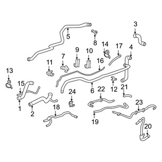 Porsche OE - Cooling - Hoses & Pipes (Front)