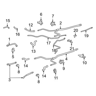 Porsche OE - Cooling - Hoses & Pipes (Rear), (996 Body Code RWD)