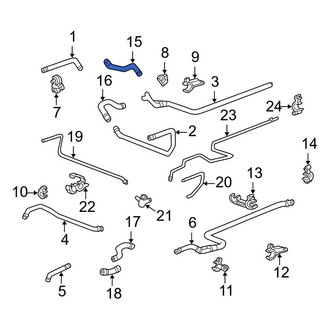Porsche OE - HVAC Heater Hose