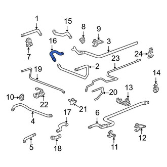 Porsche OE - HVAC Heater Hose