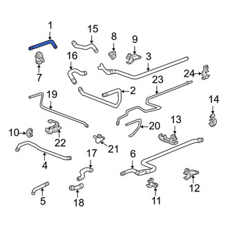 Porsche OE - Engine Coolant Pipe
