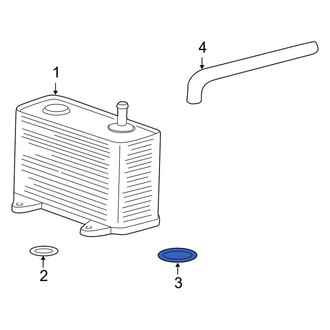 Porsche OE - Inner Engine Oil Cooler Gasket