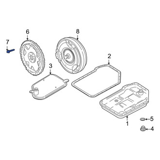 Porsche OE - Automatic Transmission Flexplate Bolt